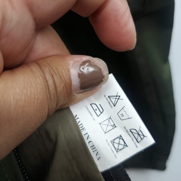 Killion Anorak Windbreaker Jacket Mens Large Olive Half Zip Pockets Long Sleeve - Picture 11 of 11